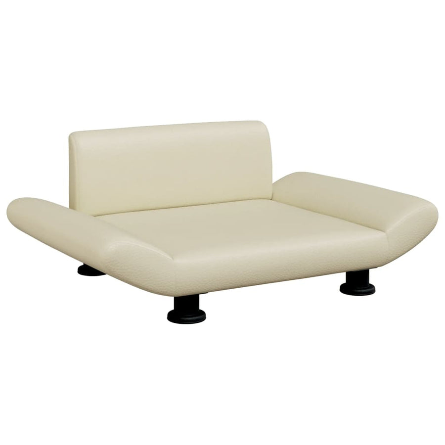 Hondenmand 70X45X28 Cm Kunstleer Kleurig crème