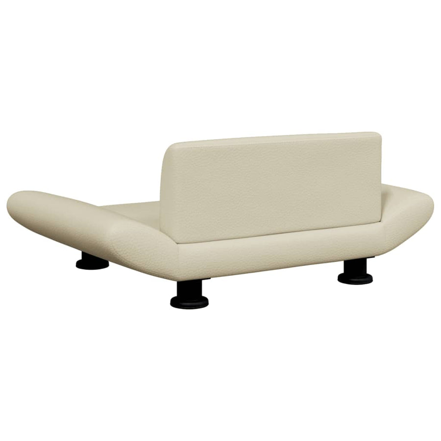 Hondenmand 70X45X28 Cm Kunstleer Kleurig crème