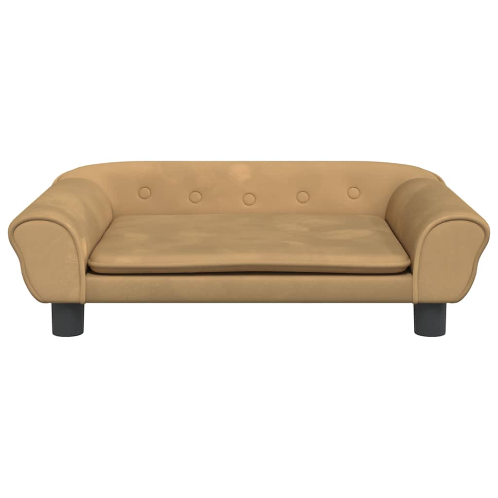 Hondenmand Fluweel 70 x 48 x 22 cm Bruin