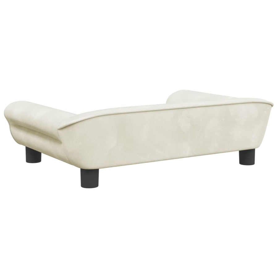 Hondenmand 70X48X22 Cm Fluweel Crèmekleurig 70 x 48 x 22 cm
