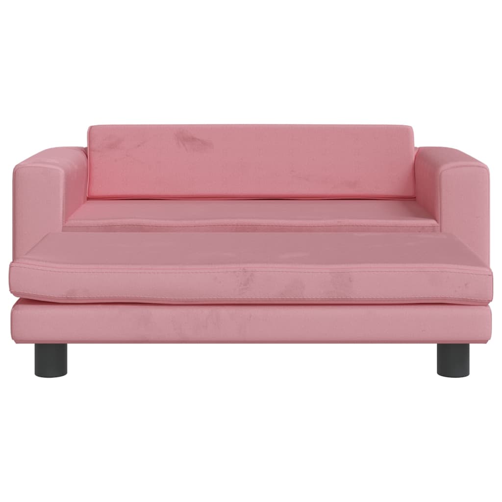 Hondenmand Met Verlengstuk 100X50X30 Cm Fluweel Roze