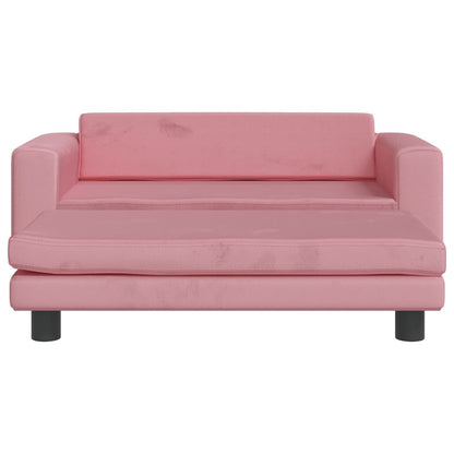 Hondenmand Met Verlengstuk 100X50X30 Cm Fluweel Roze