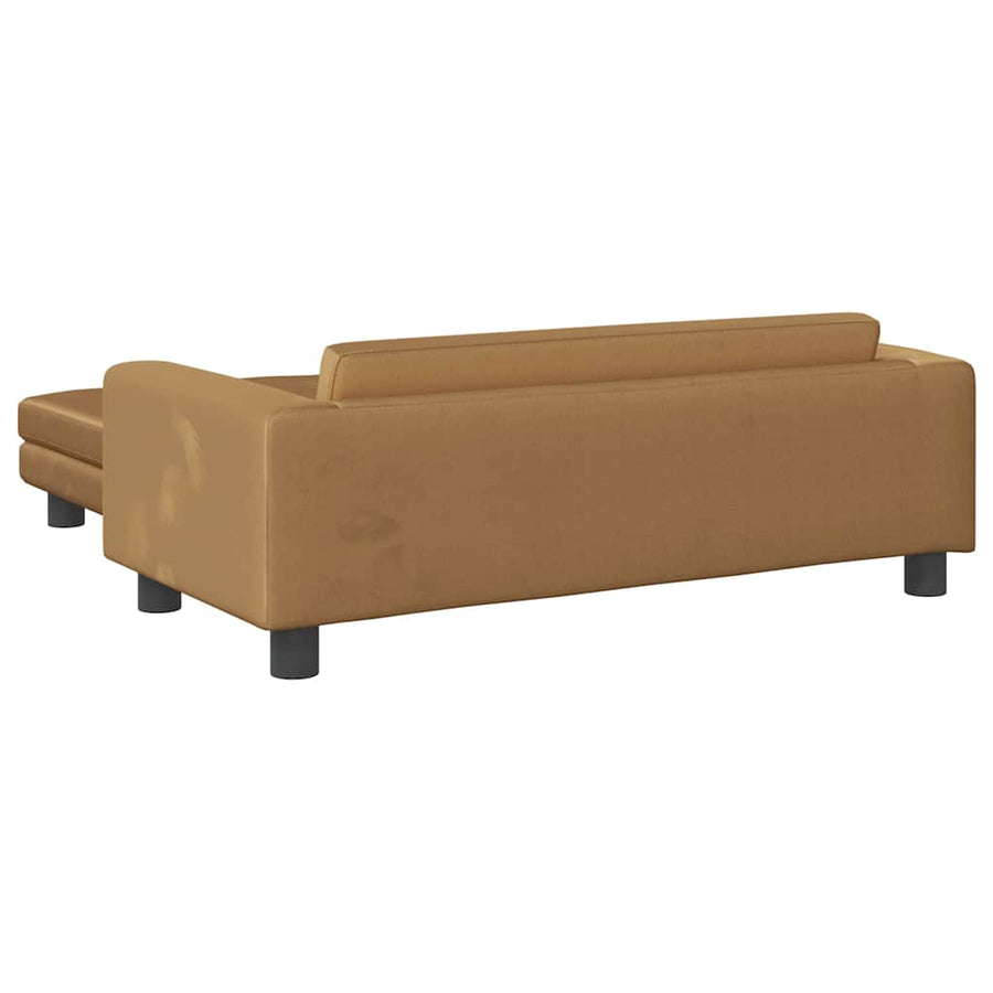 Hondenmand Met Verlengstuk 100X50X30 Cm Bruin Fluweel