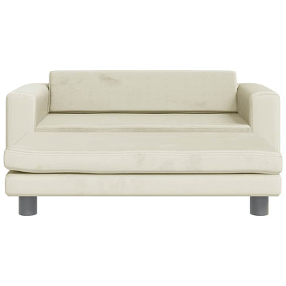 Hondenmand Met Verlengstuk 100X50X30 Cm Kleurig Crème Fluweel