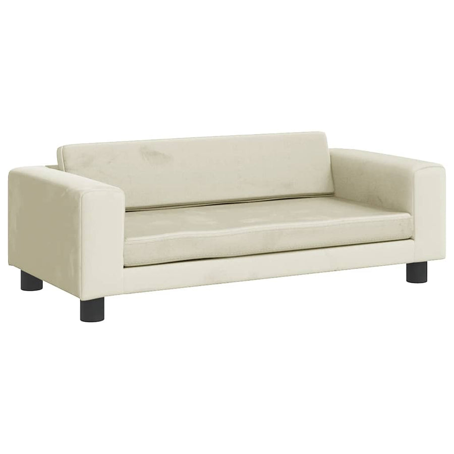 Hondenmand Met Verlengstuk 100X50X30 Cm Kleurig Crème Fluweel