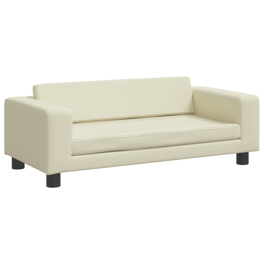 Hondenmand Met Verlengstuk 100X50X30 Cm Kunstleer Kleurig Crème