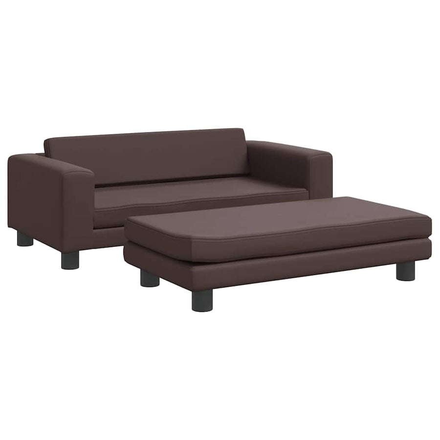 Hondenmand Met Verlengstuk 100X50X30 Cm Kunstleer Bruin