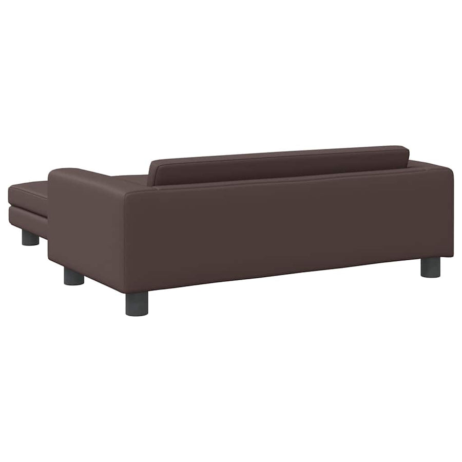 Hondenmand Met Verlengstuk 100X50X30 Cm Kunstleer Bruin