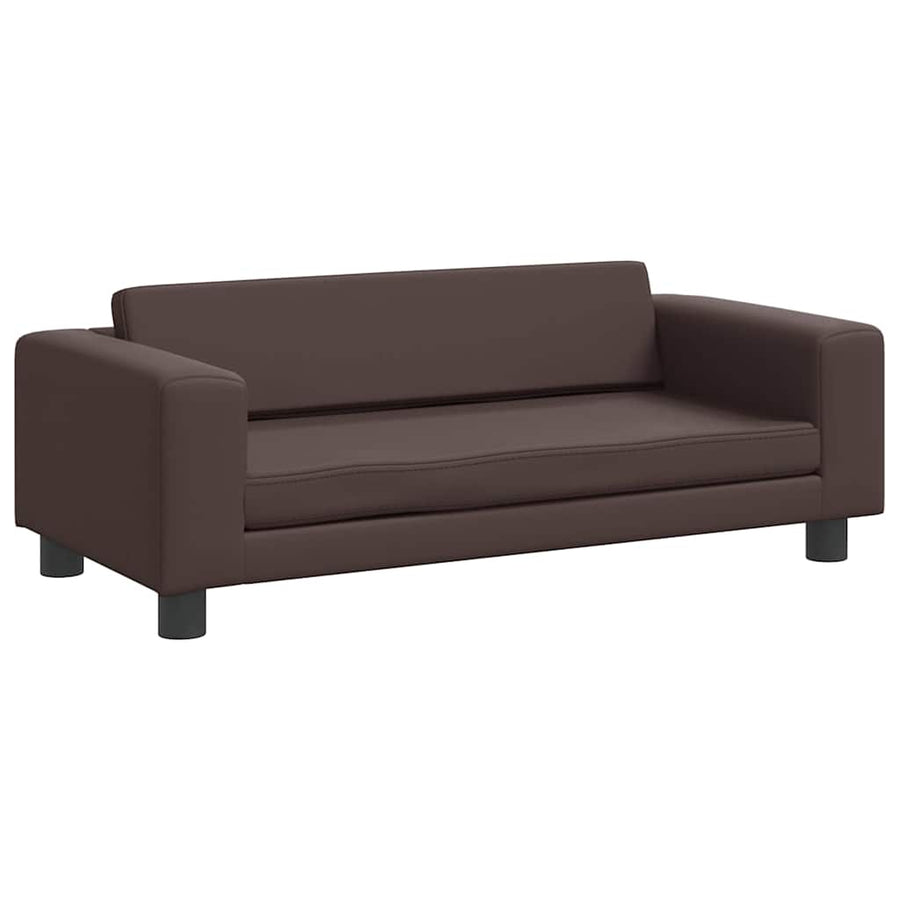 Hondenmand Met Verlengstuk 100X50X30 Cm Kunstleer Bruin