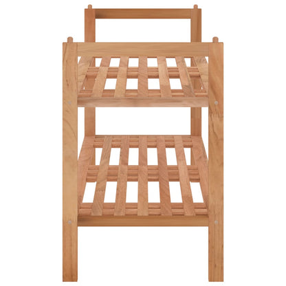 Schoenenrek 69X27X41 Cm Massief Walnotenhout