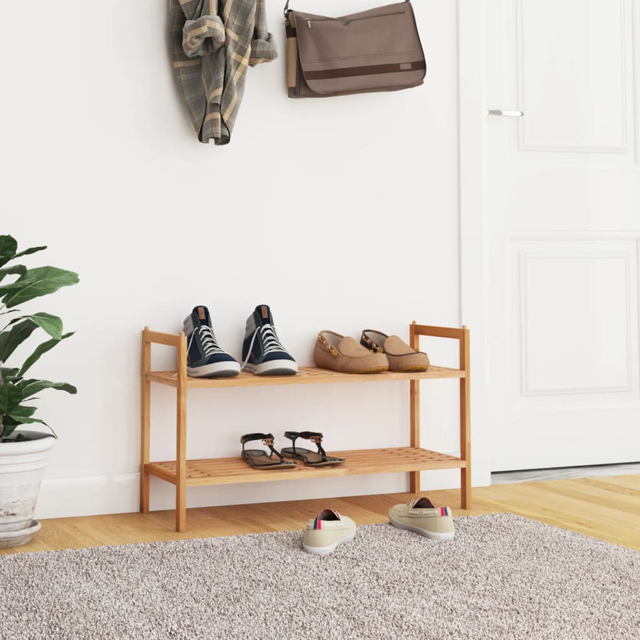 Schoenenrek 69X27X41 Cm Massief Walnotenhout