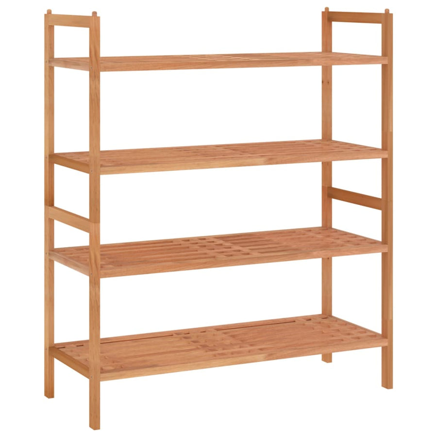 Schoenenrekken 2 St 69X27X41 Cm Massief Walnotenhout