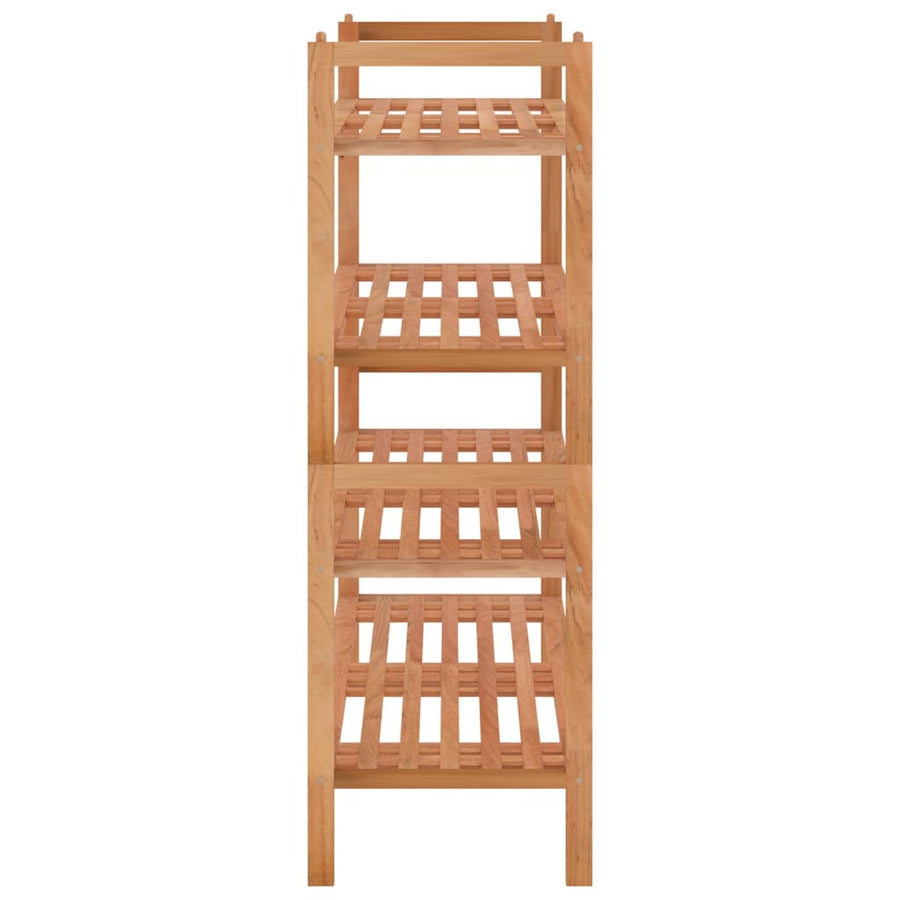 Schoenenrekken 2 St 69X27X41 Cm Massief Walnotenhout