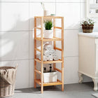 Bathroom Rack 35.5x35.5x112.5 cm Solid Walnut Wood