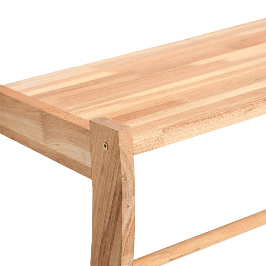 Handdoekenrek 60x25,5x49 cm massief walnotenhout