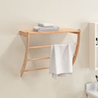 Towel rail 60x25.5x49 cm solid walnut wood
