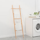 Towel ladder 170 cm solid walnut wood