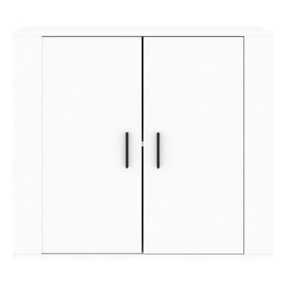 Dressoir 80X33X70 Cm Bewerkt Hout Wit