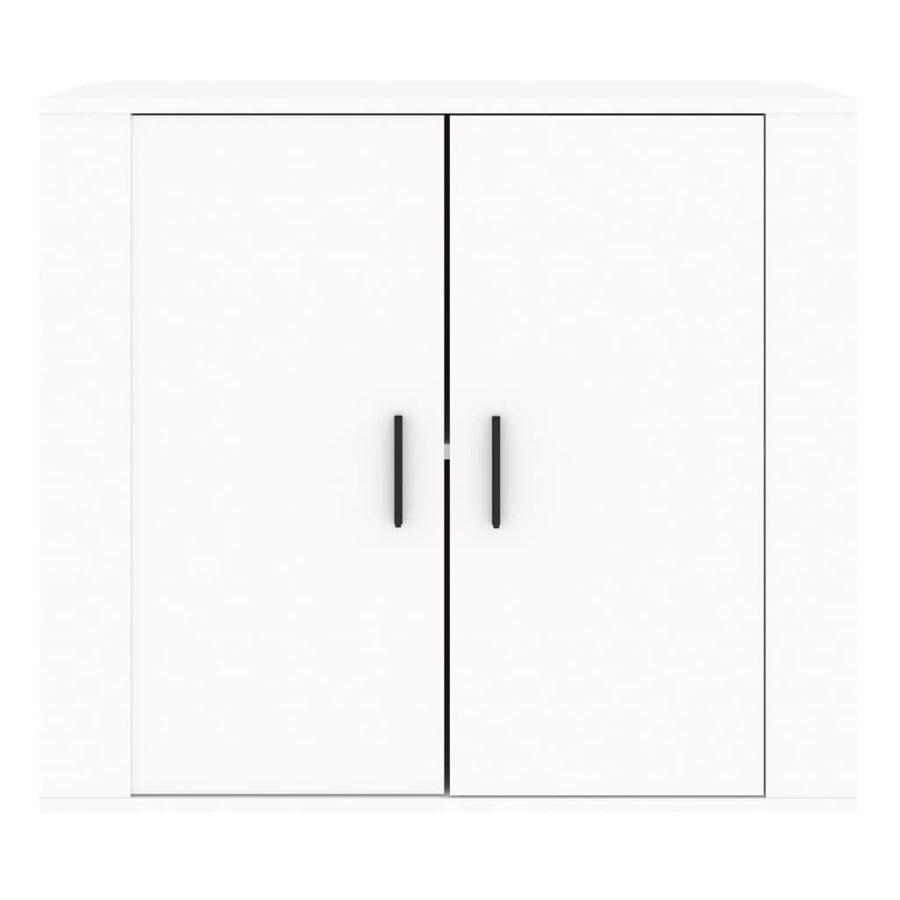Dressoir 80X33X70 Cm Bewerkt Hout Wit