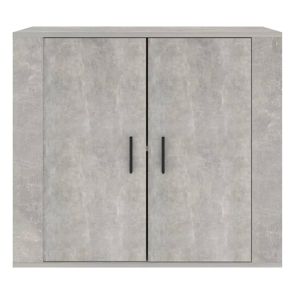 Dressoir 80X33X70 Cm Bewerkt Hout Betongrijs