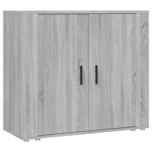 Dressoir 80X33X70 Cm Bewerkt Hout Grijs Sonoma Eikenkleurig