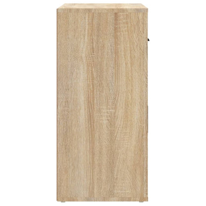 Dressoir 80X33X70 Cm Bewerkt Hout Sonoma Eikenkleurig