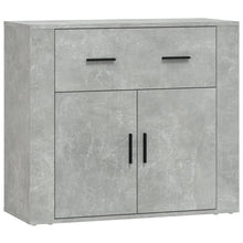 Dressoir 80X33X70 Cm Bewerkt Hout Betongrijs