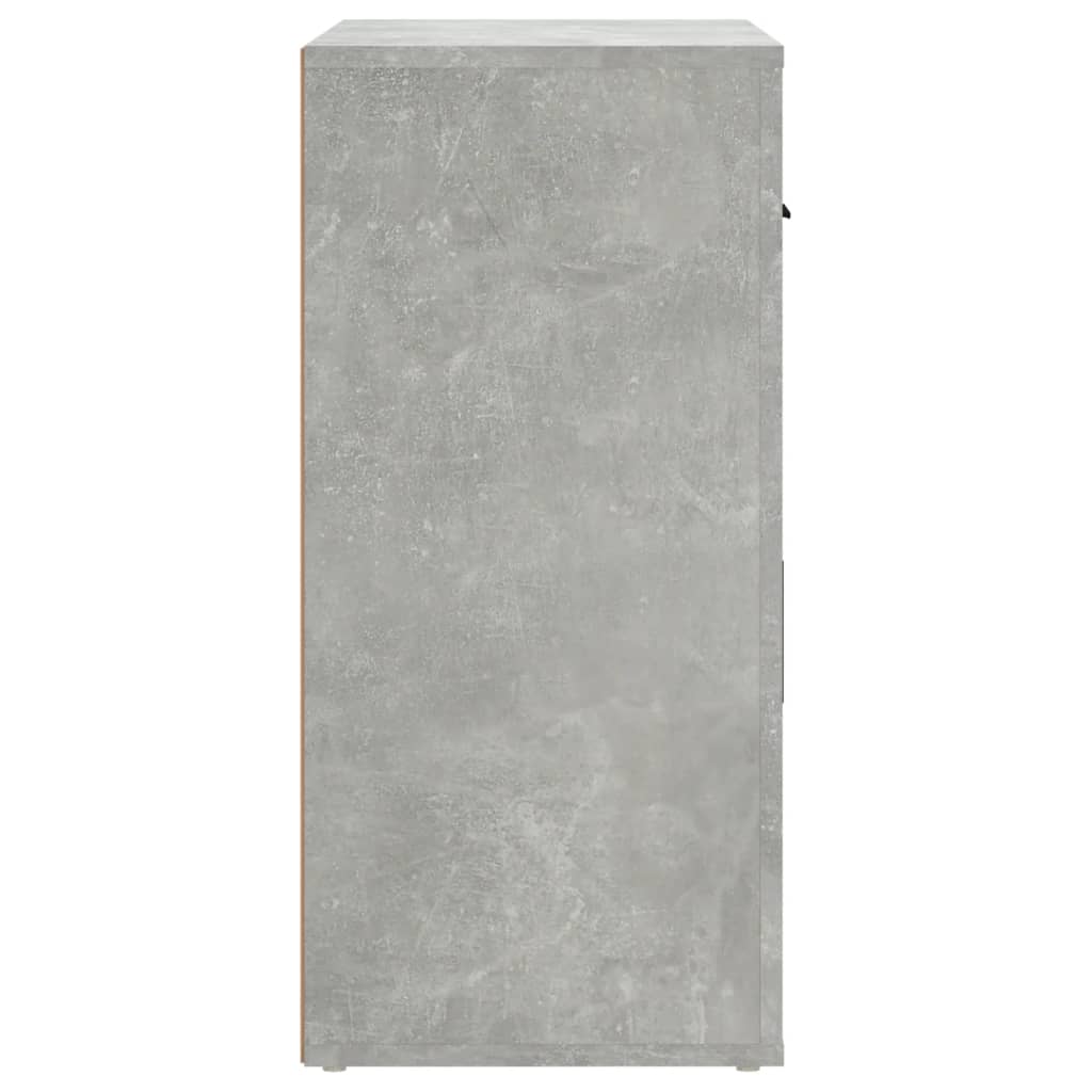 Dressoir 80X33X70 Cm Bewerkt Hout Betongrijs