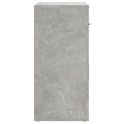 Dressoir 80X33X70 Cm Bewerkt Hout Betongrijs