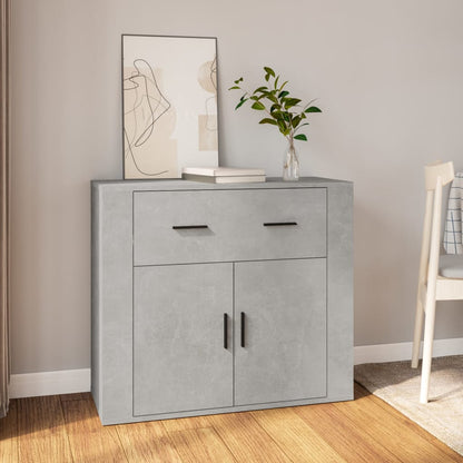 Dressoir 80X33X70 Cm Bewerkt Hout Wit