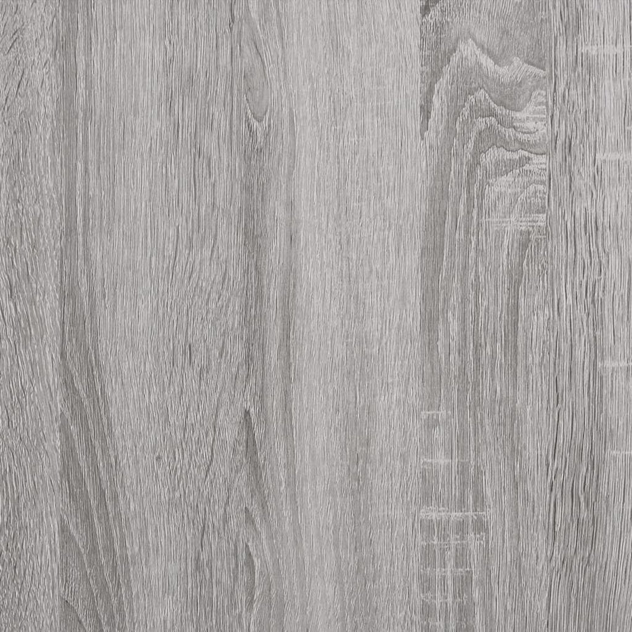 Dressoir 80X33X70 Cm Bewerkt Hout Grijs Sonoma Eikenkleurig
