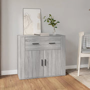 Sideboard 80x33x70 cm engineered wood grey sonoma oak finish