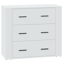 Dressoir 80X33X70 Cm Bewerkt Hout Wit