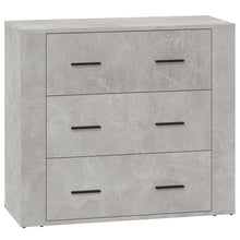 Dressoir 80X33X70 Cm Bewerkt Hout Betongrijs