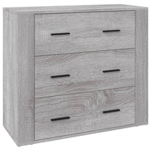 Dressoir 80X33X70 Cm Bewerkt Hout Grijs Sonoma Eikenkleurig