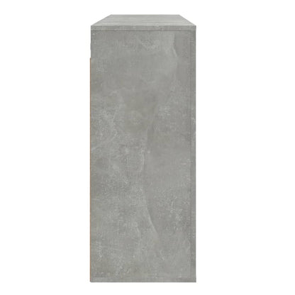 Wandkast 80X33X80 Cm Bewerkt Hout Betongrijs