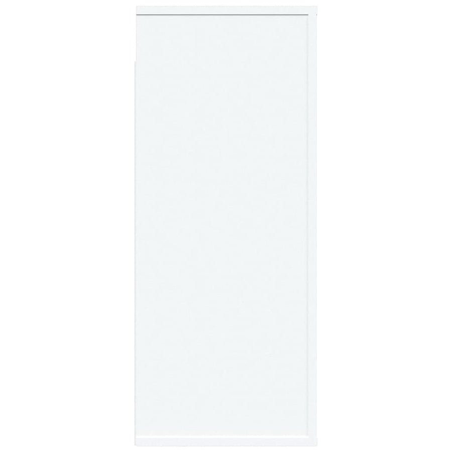 Wandkast 80X33X80 Cm Bewerkt Hout Wit