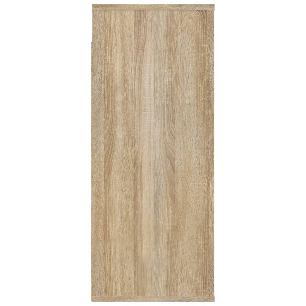 Wandkast 80X33X80 Cm Bewerkt Hout Sonoma Eikenkleurig 1