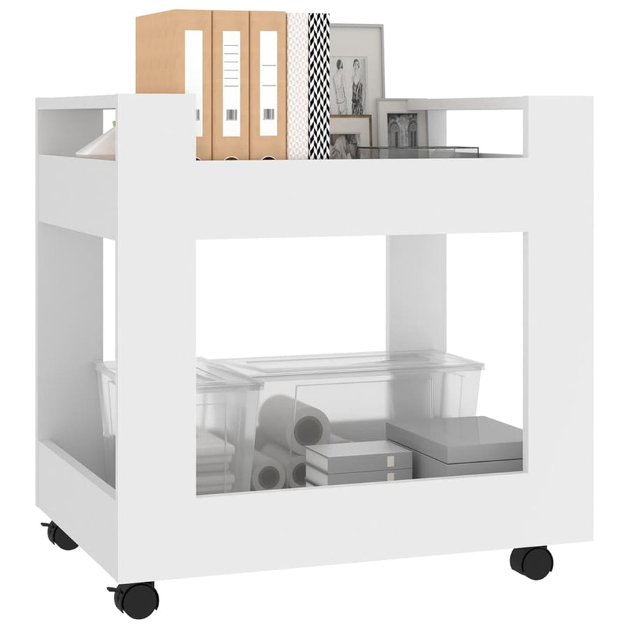 Bureaukastje 60X45X60 Cm Bewerkt Hout Wit