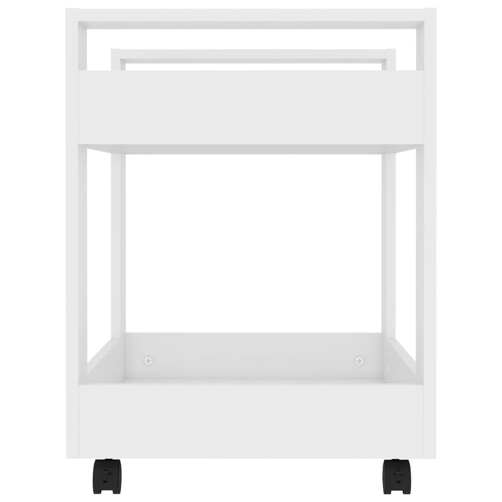 Bureaukastje 60X45X60 Cm Bewerkt Hout Wit