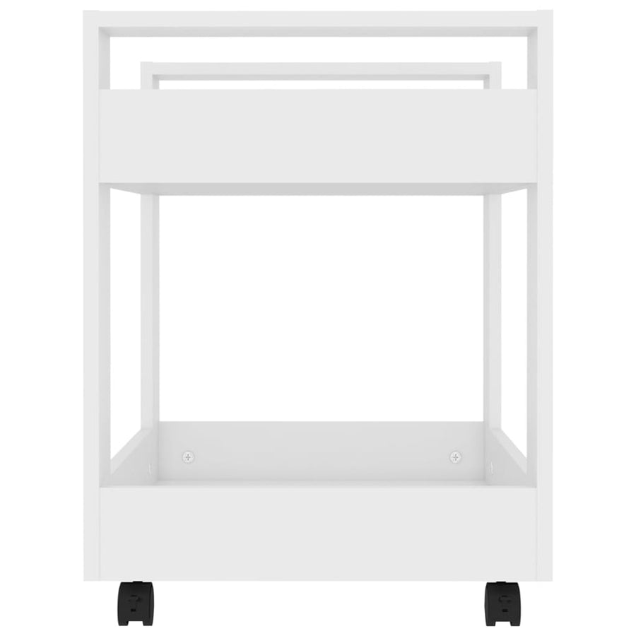 Bureaukastje 60X45X60 Cm Bewerkt Hout Wit