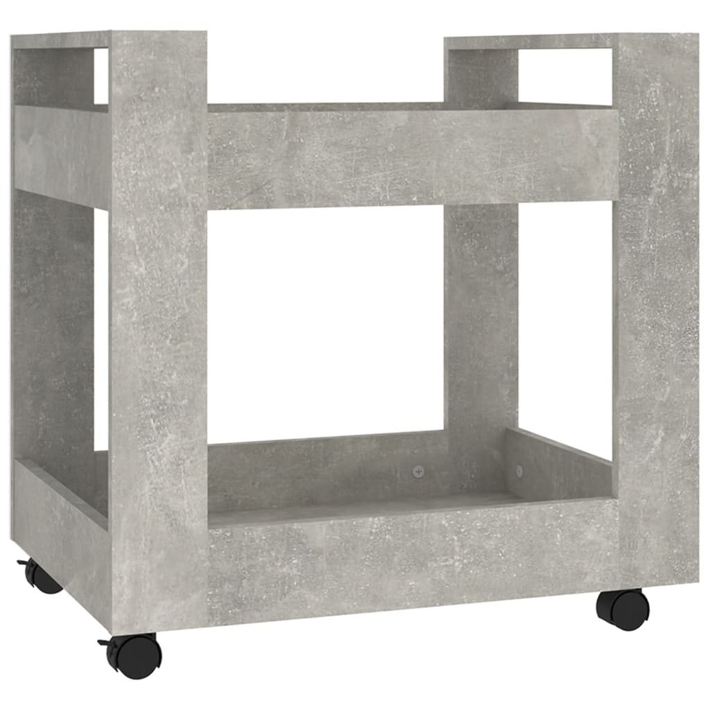 Bureaukastje 60X45X60 Cm Bewerkt Hout Betongrijs