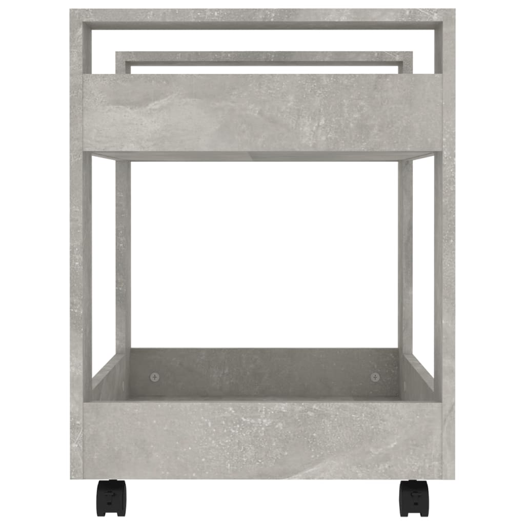 Bureaukastje 60X45X60 Cm Bewerkt Hout Betongrijs