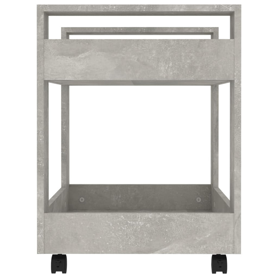 Bureaukastje 60X45X60 Cm Bewerkt Hout Betongrijs