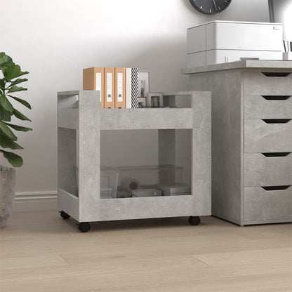 Bureaukastje 60X45X60 Cm Bewerkt Hout Betongrijs