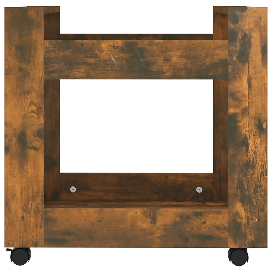 Bureaukastje 60X45X60 Cm Bewerkt Hout Gerookt Eikenkleurig