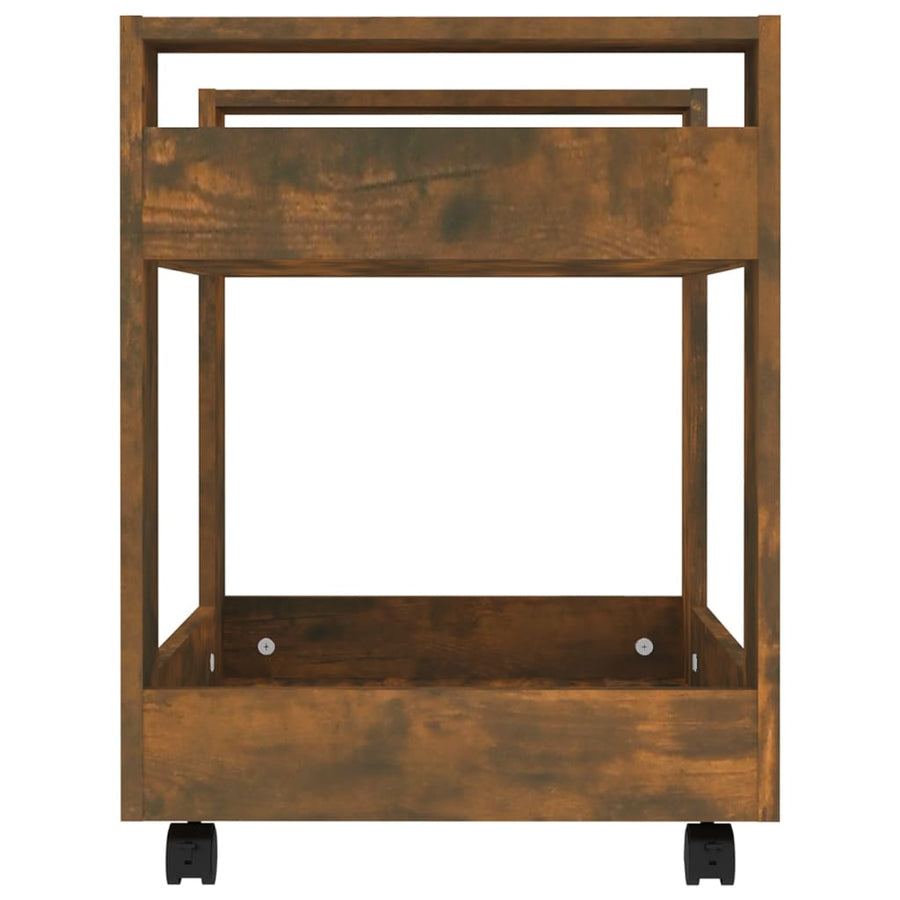 Bureaukastje 60X45X60 Cm Bewerkt Hout Gerookt Eikenkleurig