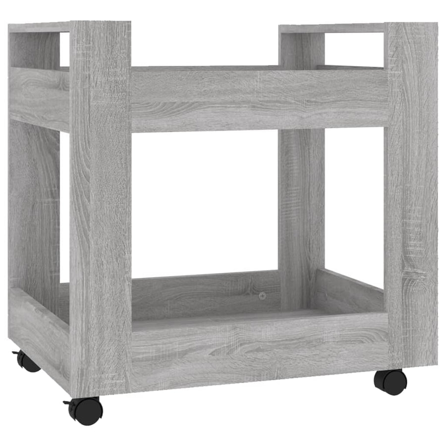 Bureaukastje 60X45X60 Cm Bewerkt Hout Grijs Sonoma Eikenkleurig
