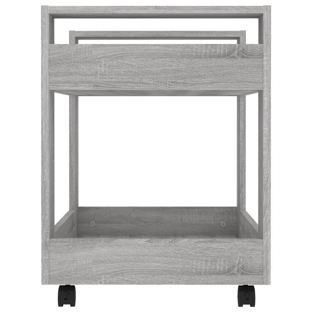 Bureaukastje 60X45X60 Cm Bewerkt Hout Grijs Sonoma Eikenkleurig