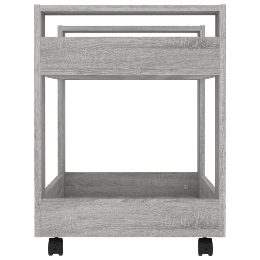 Bureaukastje 60X45X60 Cm Bewerkt Hout Grijs Sonoma Eikenkleurig